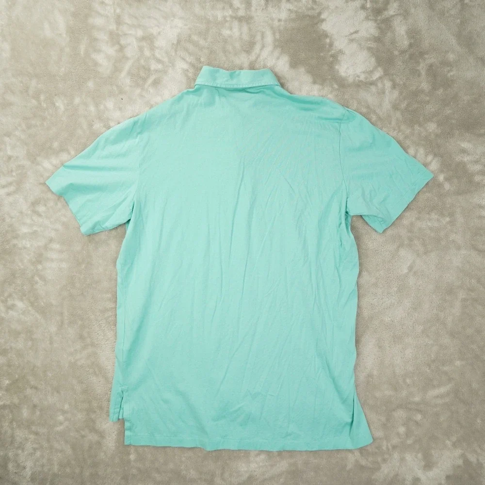 Polo Golf Ralph Lauren Polo Shirt Men's Large Aqua Preppy Golf Pima Cotton